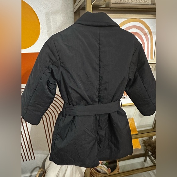 Zara brand new Toddler girls wrap puffer tie jacket size 3-4 years - Picture 6 of 7